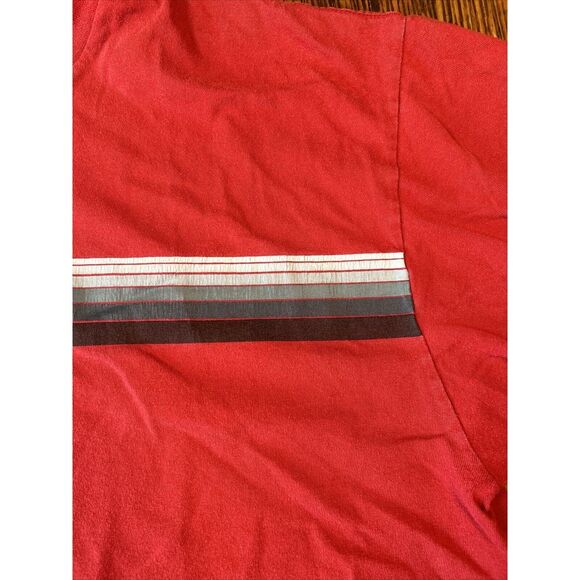 Nike Men's Red T Shirt Retro Size L Large Short Sleeve - Picture 5 of 16